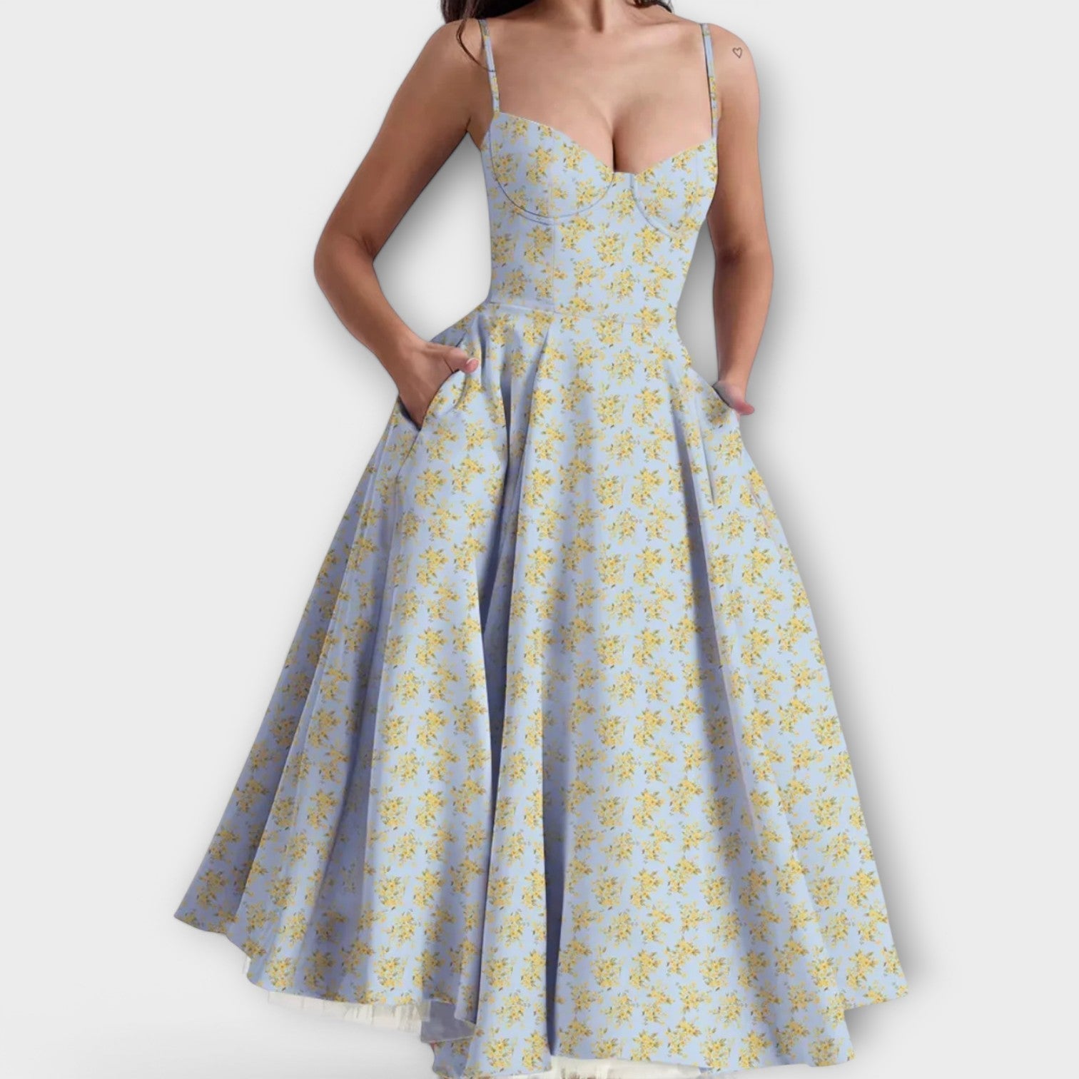 Mélie – Ľahké letné šaty s korzetovým detailom