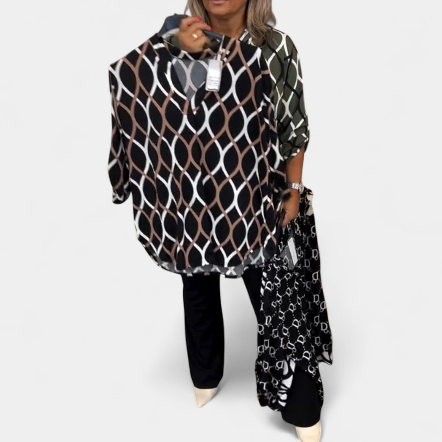 Petra – Blúzka s grafickým vzorom