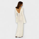 Anne - Biele plážové šaty Luna