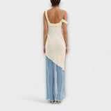 Alora - Midi šaty Thames s detailmi vložkov