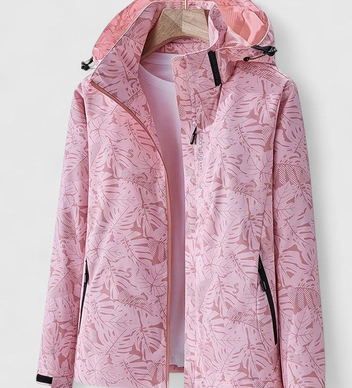 Tjaša – Elegantná vetrovka s botanickým vzorcom