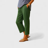 Otýlie - Letné Nohavice z Ľanu a Bavlny