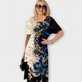 Barbara - Letné šaty s kvetinovým vzorcom