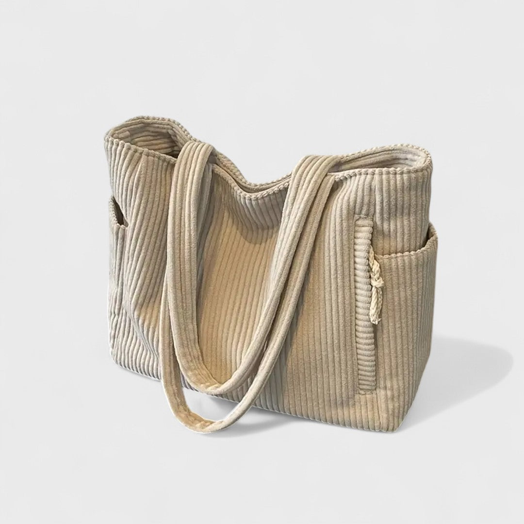 Tilda - Prúžkovaná Taška s Detailmi na Šnúrke