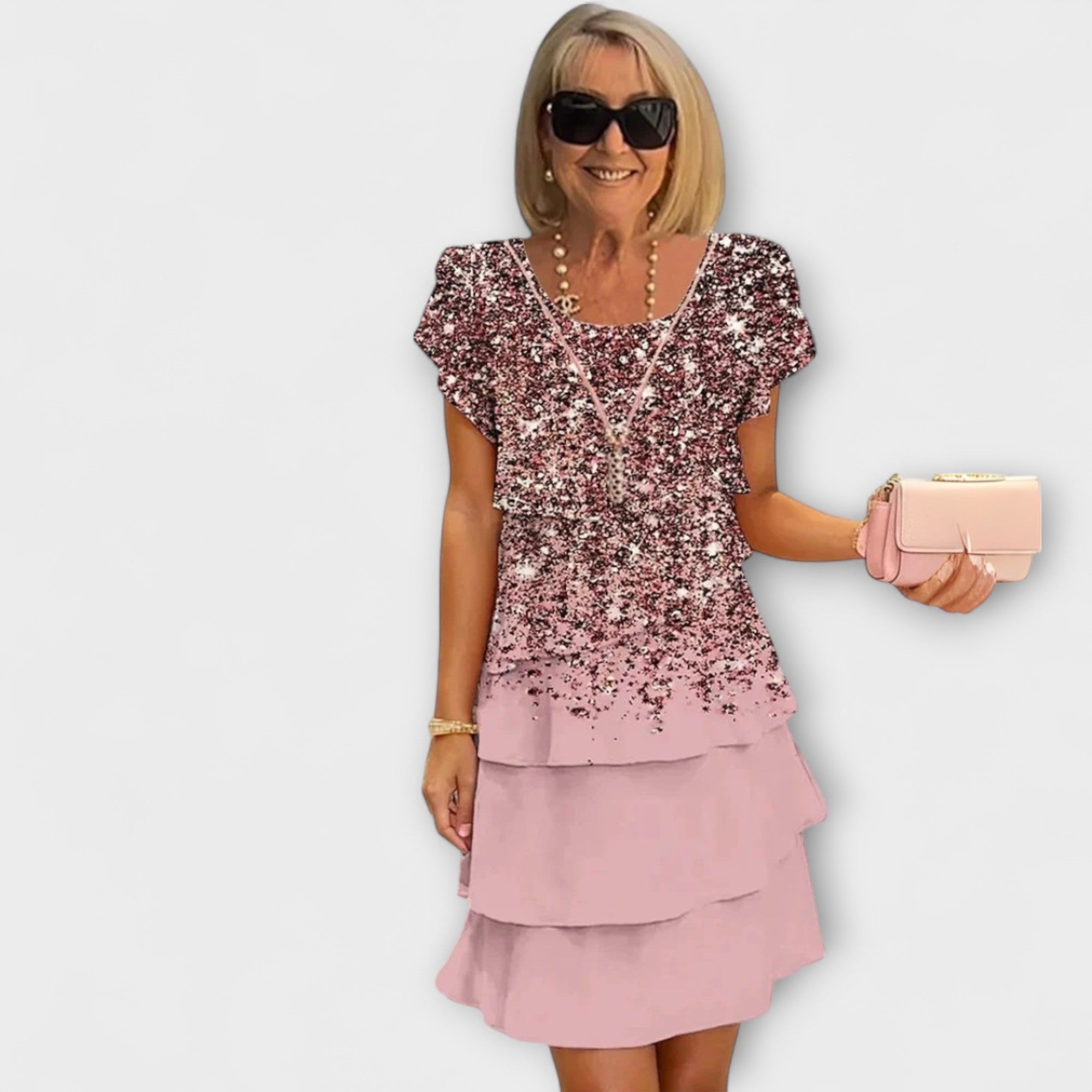 Lillian - Kvetinové Elegantné Šaty