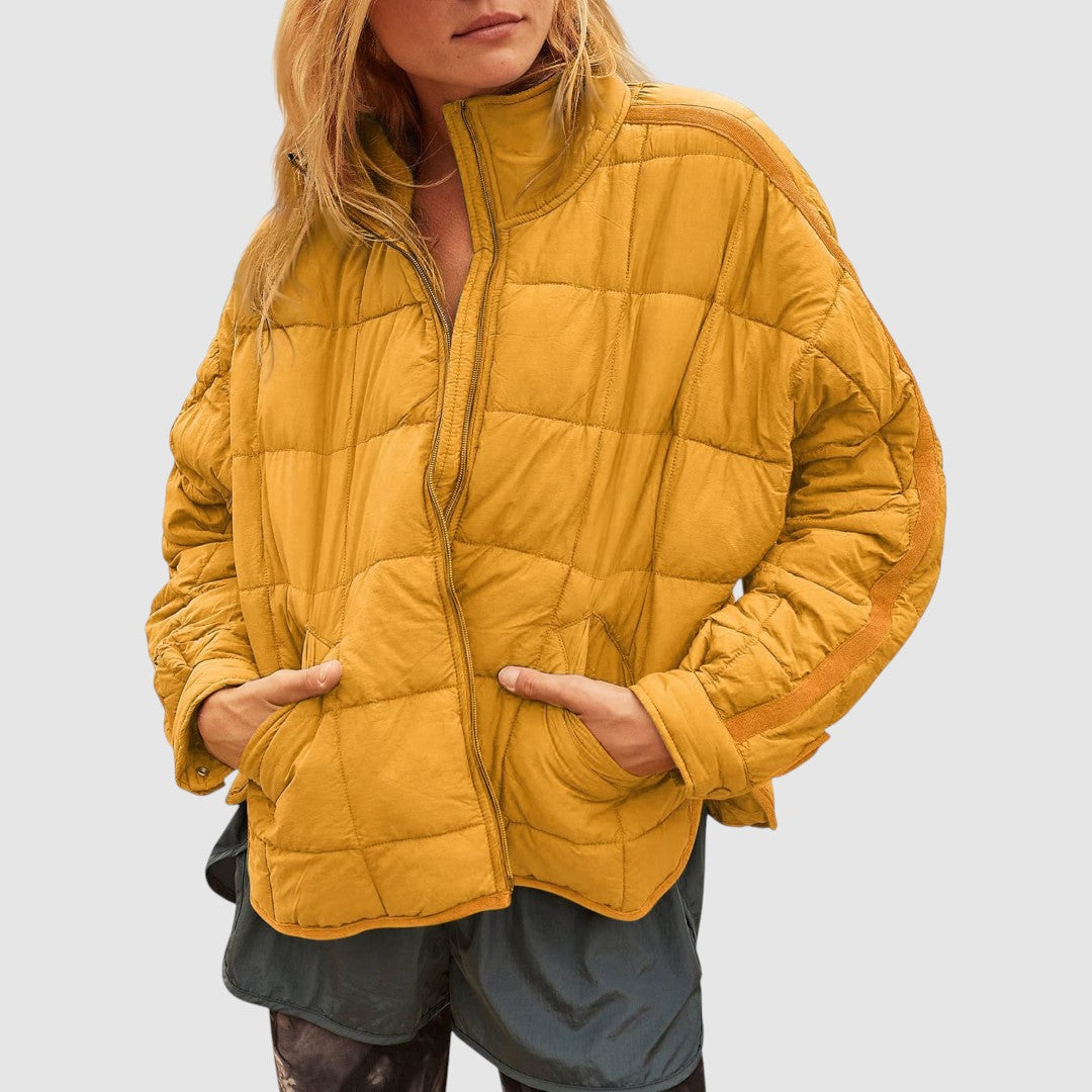 Gabriela - Ľahká kompaktná prešívaná bunda na zips