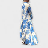 Nerina - Elegantné kvetinové maxi šaty