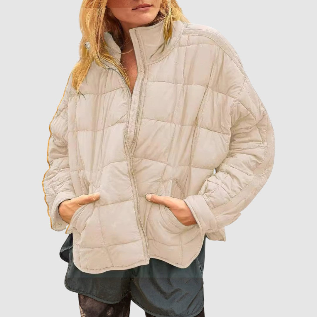 Gabriela - Ľahká kompaktná prešívaná bunda na zips