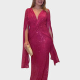 Nerma - Lesklé Maxi Šaty