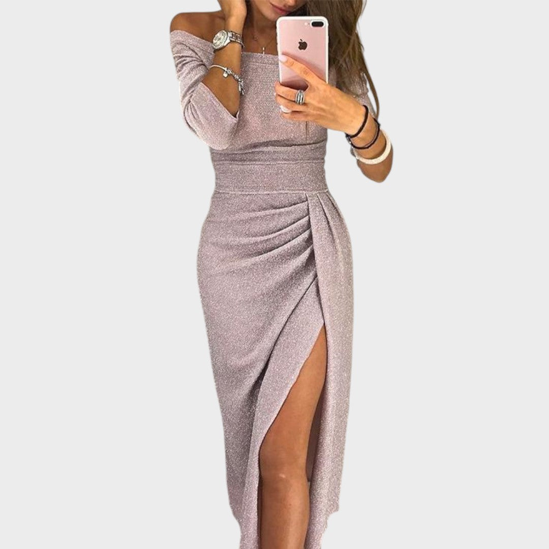 Mila - Gala Šaty Bez Ramienok