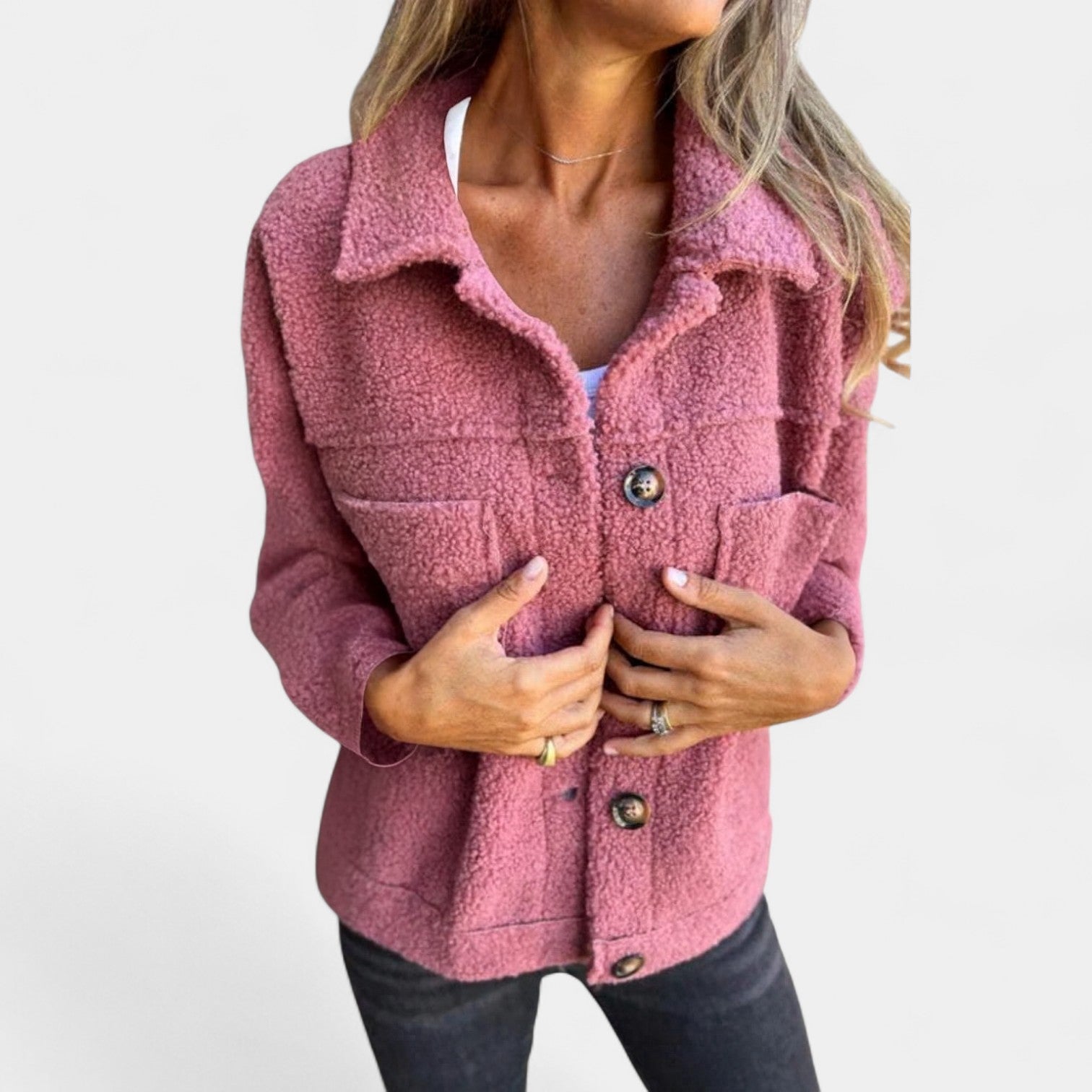 Kristýna – Krátka bunda s klapami