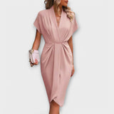 Serena - Midi Zavinovacie Šaty