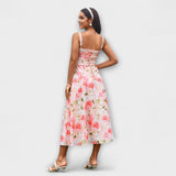 Nádež - Rúžová top sukňa s detailom rozparku