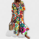 Lila - Lichotivé Maxi Oblečenie s Zakrytím Bruška