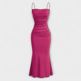 Mia Muse - Elegantné Maxi Poriadkové Šaty