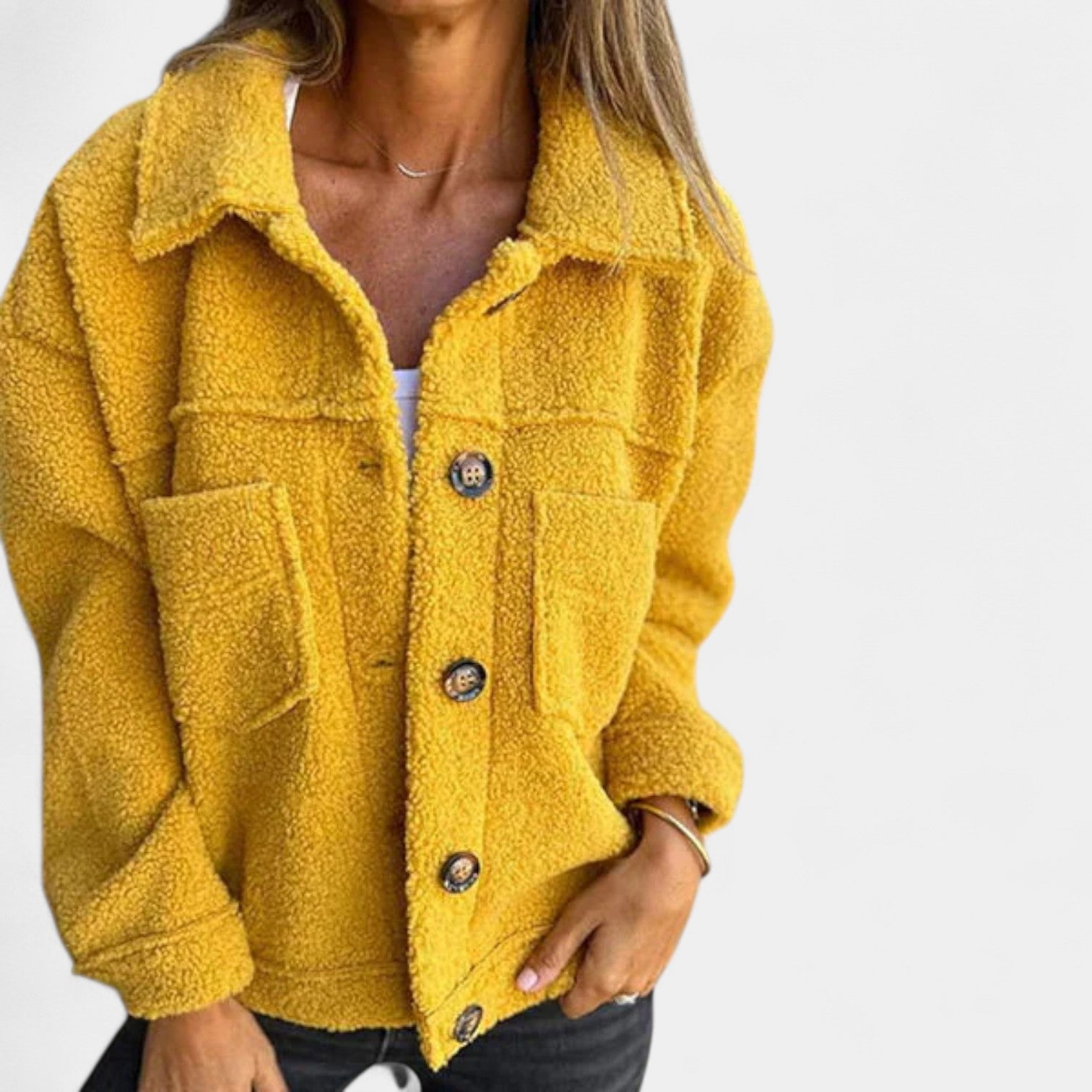 Kristýna – Krátka bunda s klapami