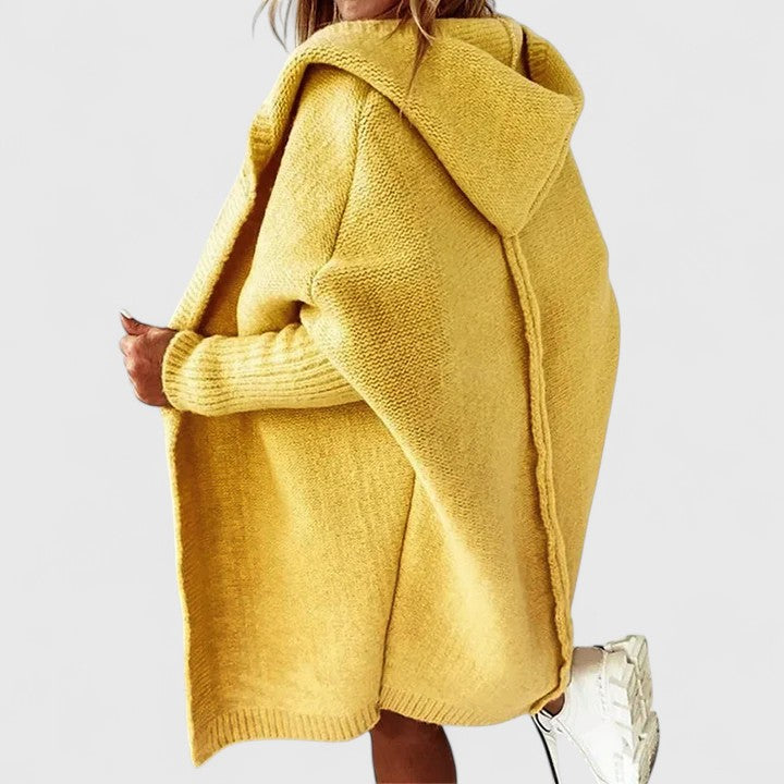 Daniela – Dlhý cardigan s kapucňou