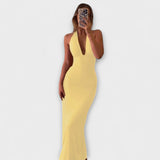 Zmehčané Gala Oblačilo Brez Hrbtne Strani