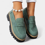 Michaela – Mokasíny na masívnom podpätku