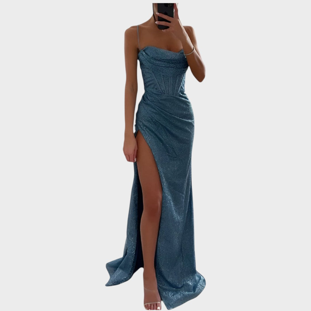 Nika - Elegantná Maxi Šaty