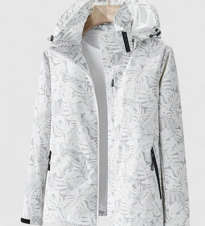 Tjaša – Elegantná vetrovka s botanickým vzorcom