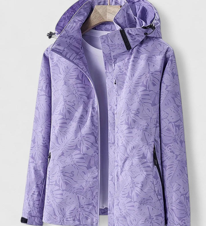 Tjaša – Elegantná vetrovka s botanickým vzorcom