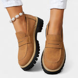 Michaela – Mokasíny na masívnom podpätku