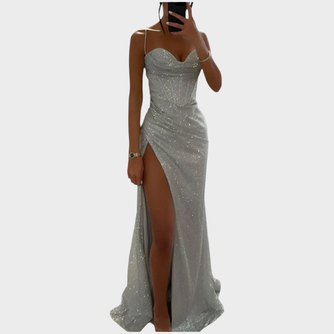 Nika - Elegantná Maxi Šaty