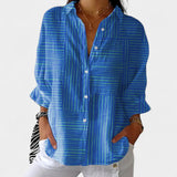 Nika – Letná blúzka s živým potlačou