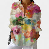 Nika – Letná blúzka s živým potlačou