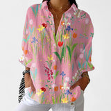 Nika – Letná blúzka s živým potlačou