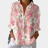 Nika – Letná blúzka s živým potlačou