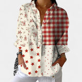 Nika – Letná blúzka s živým potlačou