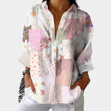 Nika – Letná blúzka s živým potlačou