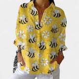 Nika – Letná blúzka s živým potlačou