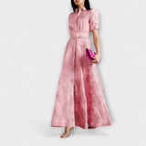 Anabella - Šaty s krátkymi naberanými rukávmi