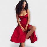 Zipporas - Prispôsobená šaty s moderným jarným kvetinovým potlačou