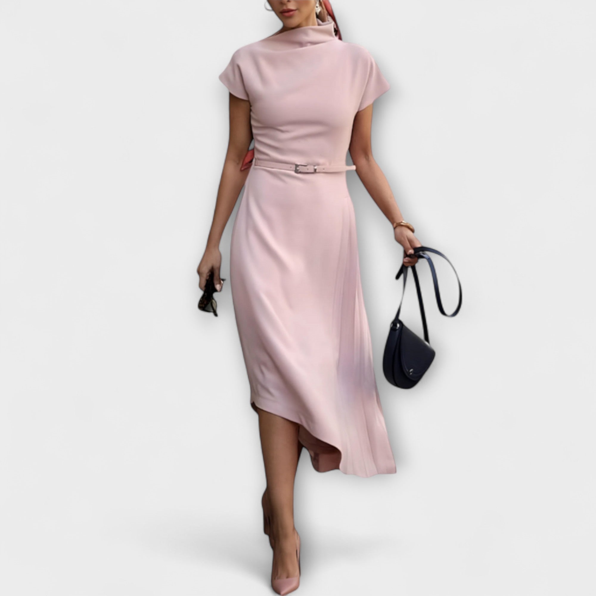 Amelia - Asymetrická mestská šaty