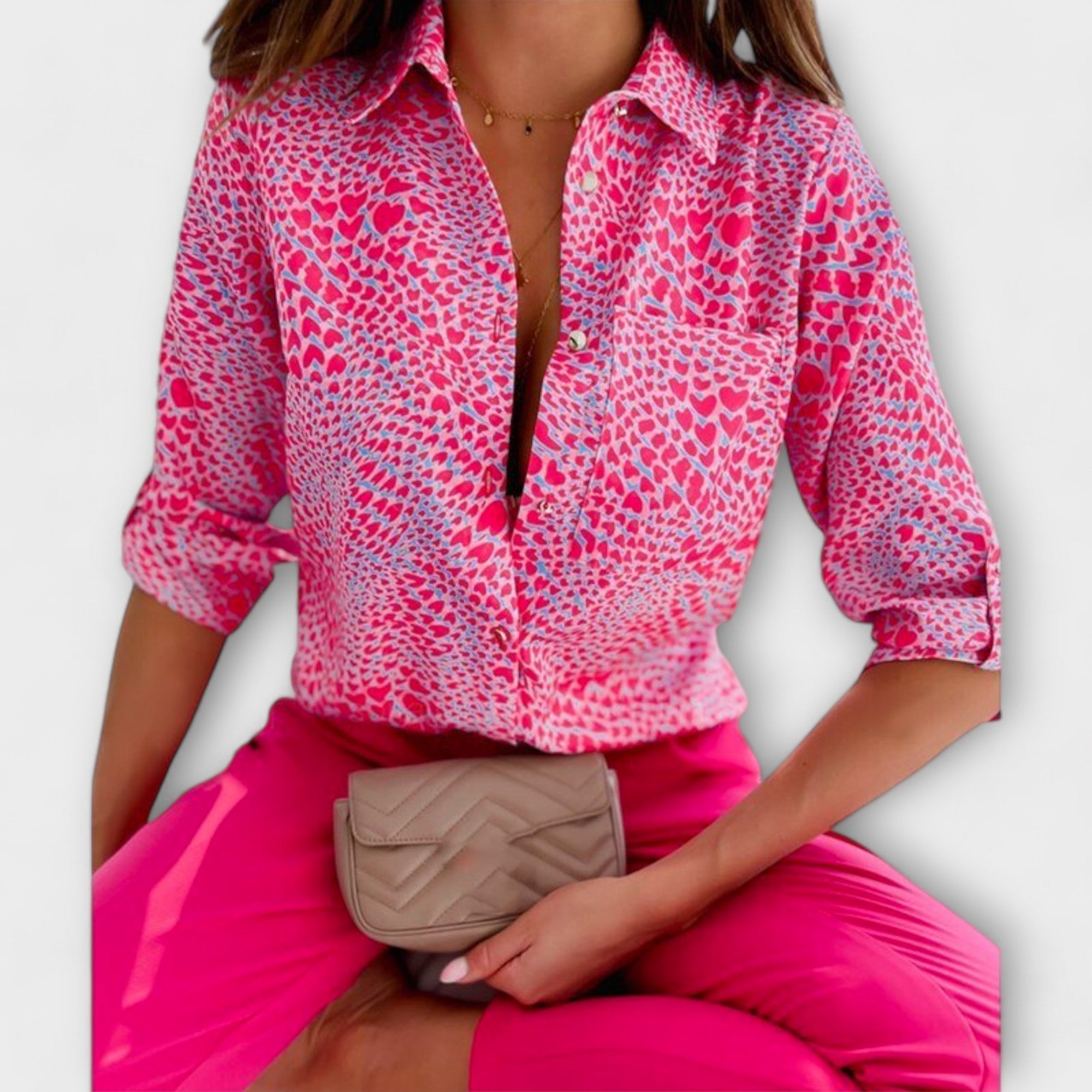 Blúzka s klasickým golierom