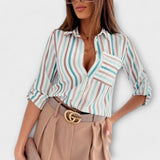 Blúzka s klasickým golierom